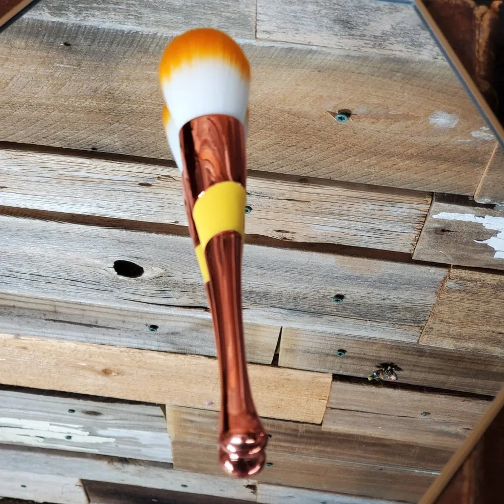 Large Professional Powder Brush -  Copper/Yellow/Orange